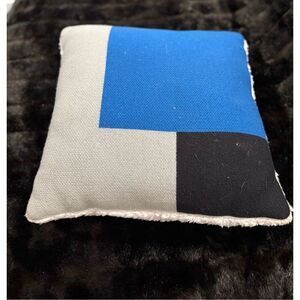 Lego x Target Toss Pillow 20"x20" Color Block Blue Black Gray